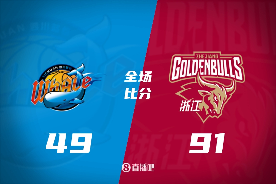 浙江42分大胜四川迎来三连胜余嘉豪13+6扎加尔斯12+5